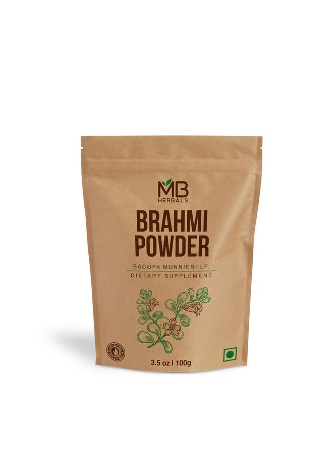 MB Herbals Pure Brahmi Powder 100g | 3.5 oz | 100% Pure Bacopa monnieri Powder | Hair Care - Image 3