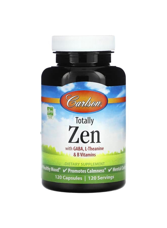 Totally Zen with GABA, L-Theanine & B Vitamins, 120 Capsules
