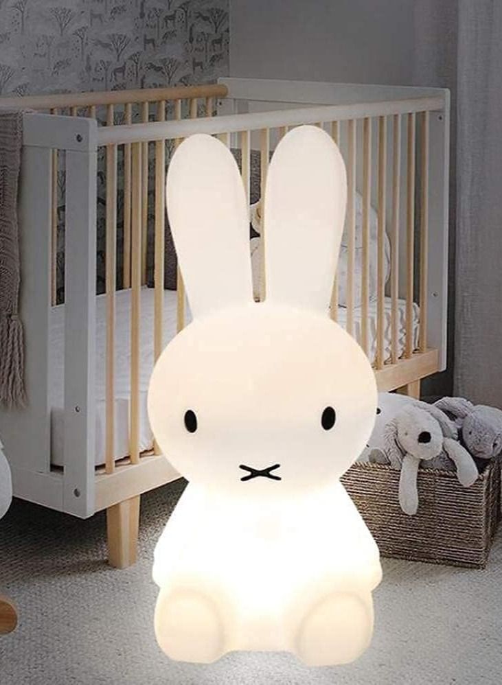 Led Night Light Children's Luminous Toy Silicone Bedroom Decoration Rabbit Colorful Night Light Suitable for Children's Gifts Interior Decoration