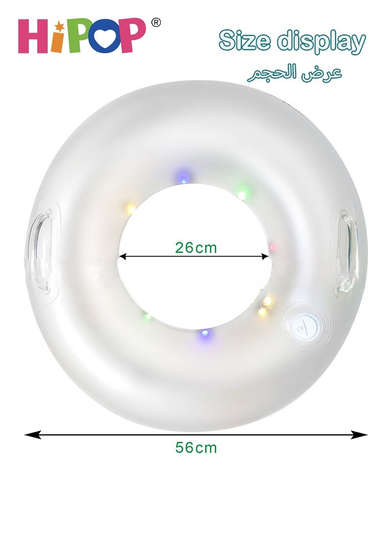 HIPOP Kids Swimming Ring with Colored Light,High Quality Life Buoy,Outdoor Inflatable Float for Kids  - Image 4