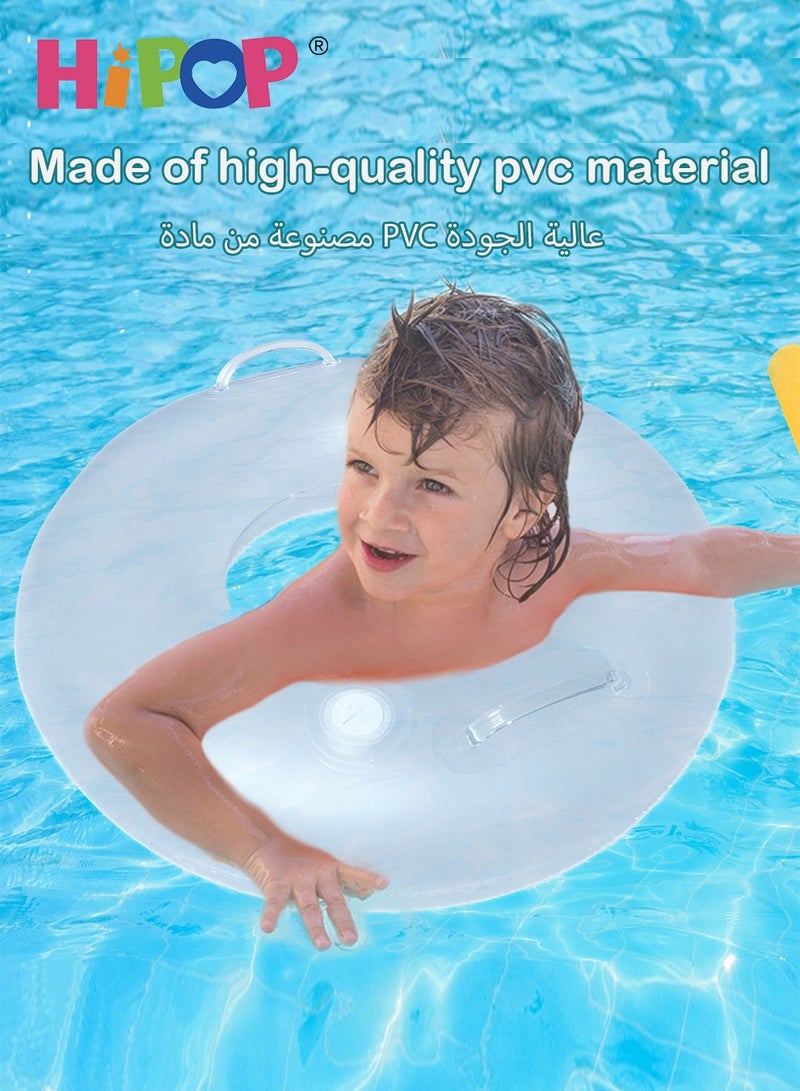 HIPOP Kids Swimming Ring with Colored Light,High Quality Life Buoy,Outdoor Inflatable Float for Kids  - Image 3