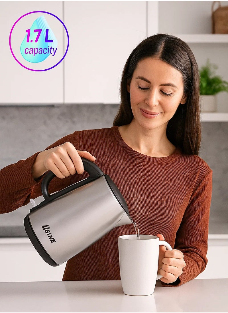 UGINE,Electric Kettle 1.7L, 2200W-USAKS