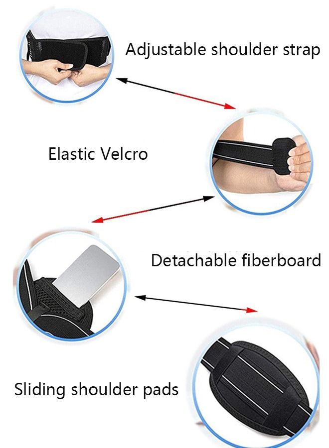 DUNISO Posture Corrector for Women and Men, Back Brace Fully Adjustable & Comfy, Support Straightener for Spine, Neck, Clavicle and Shoulder, Improves Posture and Pain Relief - Image 3