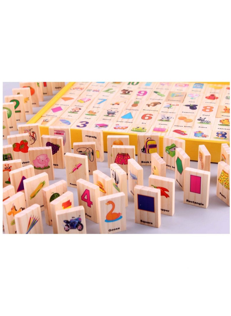 Wooden Toys Knowledge Dominoes 100Pc - Image 2