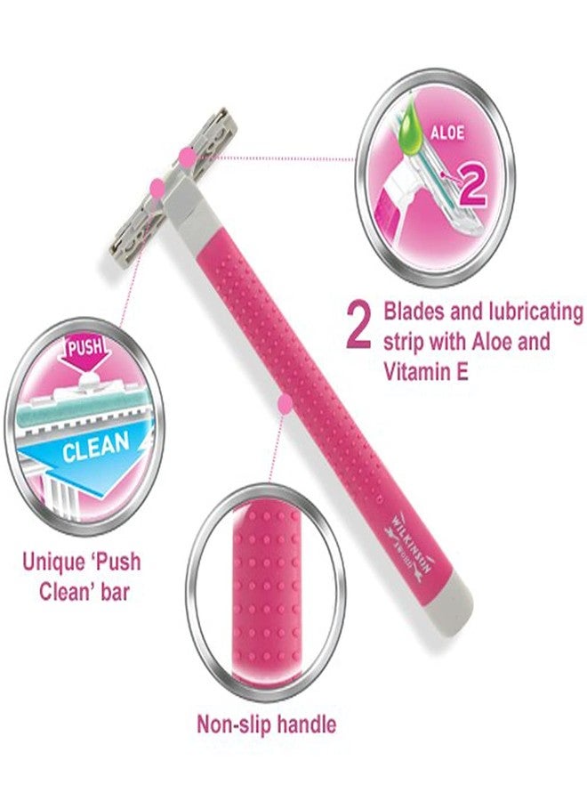 Wilkinson Sword Extra 2 Beauty Disposable Razors for Women, Pack of 5 - Image 4