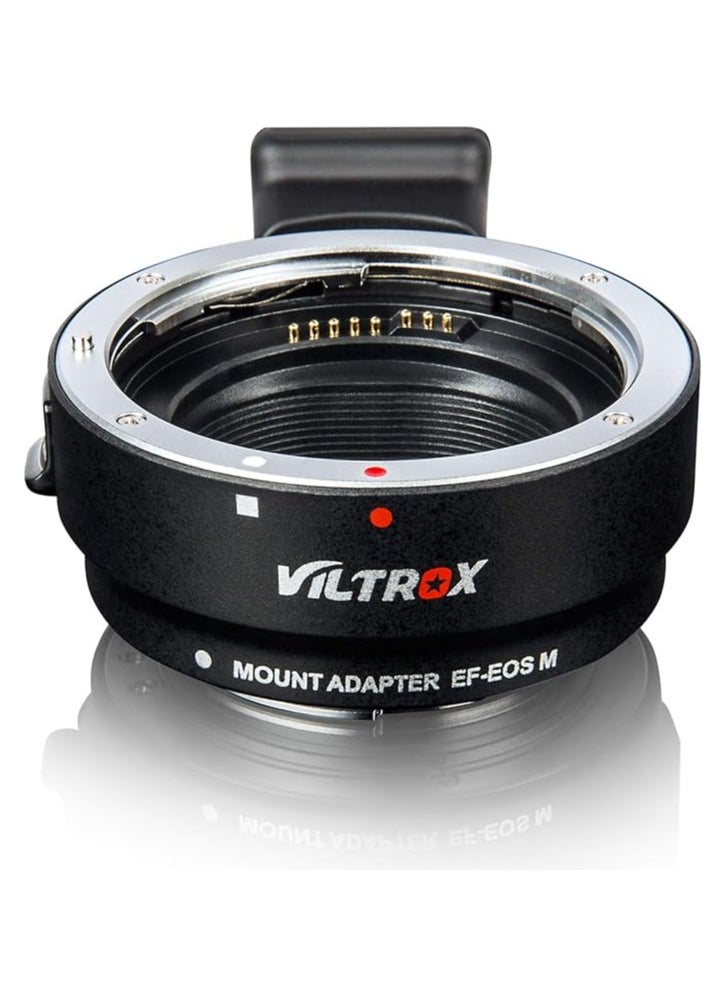 فيلتروكس Viltrox EF-EOS M محول تركيب عدسة التركيز التلقائي الإلكتروني AF لعدسة Canon EF/EF-S إلى Canon EOS-M (EF-M Mount) كاميرا بدون مرآة M1 M2 M3 M5 M6 M10 M50 M100  - Image 2