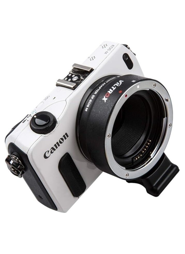 فيلتروكس Viltrox EF-EOS M محول تركيب عدسة التركيز التلقائي الإلكتروني AF لعدسة Canon EF/EF-S إلى Canon EOS-M (EF-M Mount) كاميرا بدون مرآة M1 M2 M3 M5 M6 M10 M50 M100  - Image 5