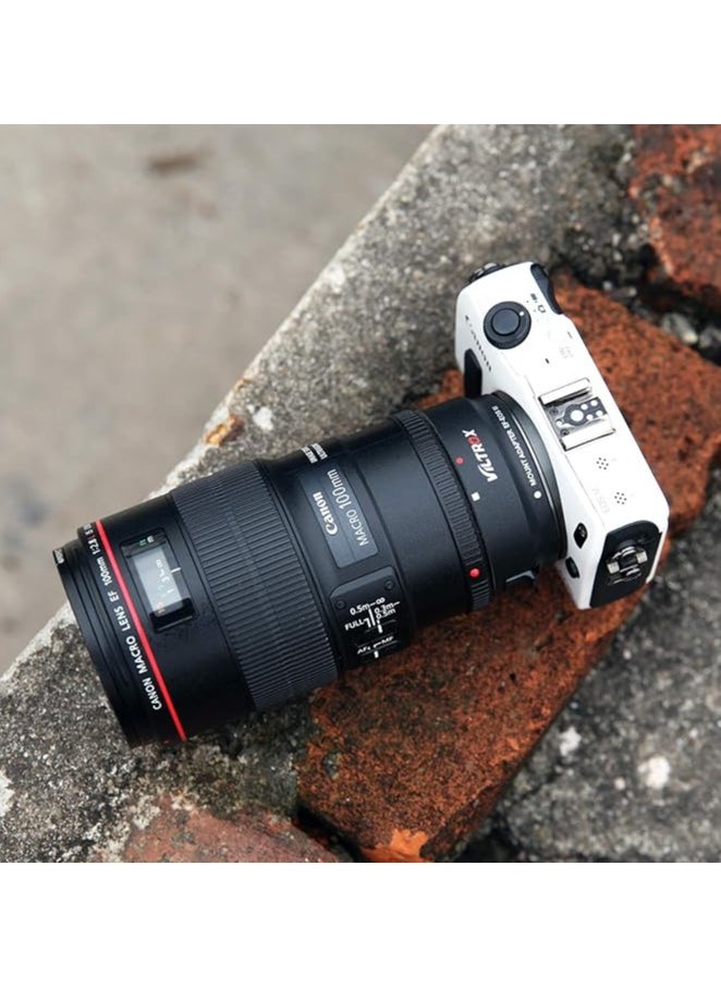 فيلتروكس Viltrox EF-EOS M محول تركيب عدسة التركيز التلقائي الإلكتروني AF لعدسة Canon EF/EF-S إلى Canon EOS-M (EF-M Mount) كاميرا بدون مرآة M1 M2 M3 M5 M6 M10 M50 M100  - Image 4