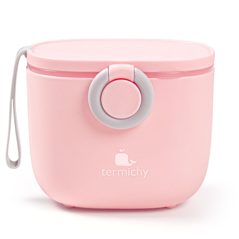 Termichy Baby Formula Dispenser, Portable Milk Powder Dispenser Container with Carry Handle and Scoop for Travel Outdoor Activities with Baby Infant, 8.8OZ, 0.55LB, 250g, 500ml (Pink) - Image 1