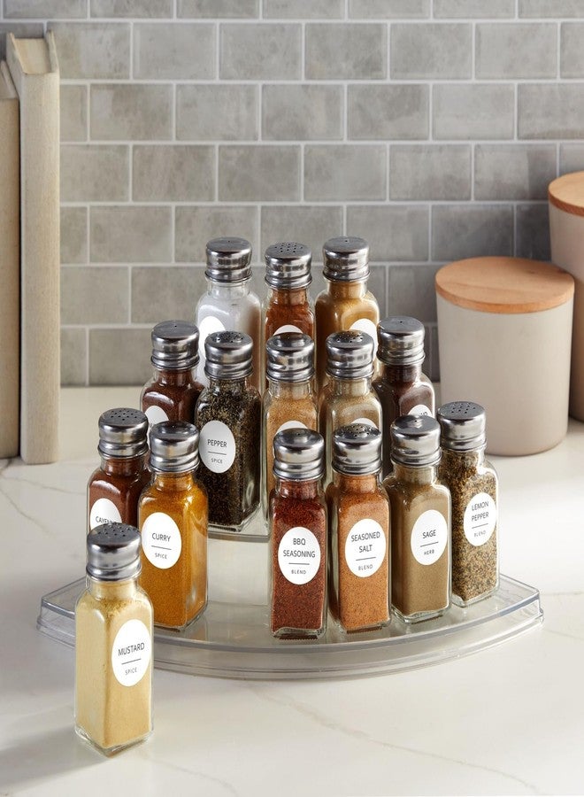 Juvale 24 Pack Glass Salt and Pepper Shakers Bulk Set - Restaurant Salt and Pepper Shakers - Spice Containers for Restaurant (2 Oz, Clear) - Image 2