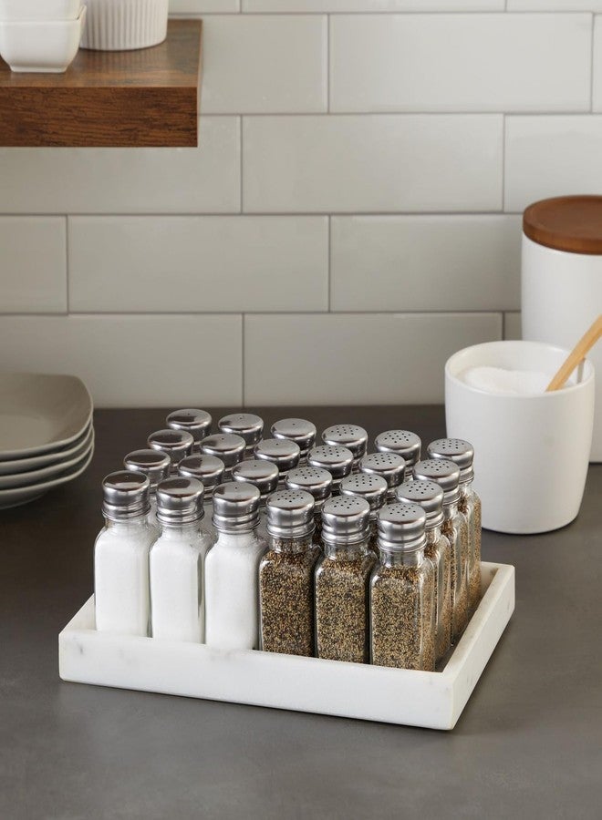 Juvale 24 Pack Glass Salt and Pepper Shakers Bulk Set - Restaurant Salt and Pepper Shakers - Spice Containers for Restaurant (2 Oz, Clear) - Image 3