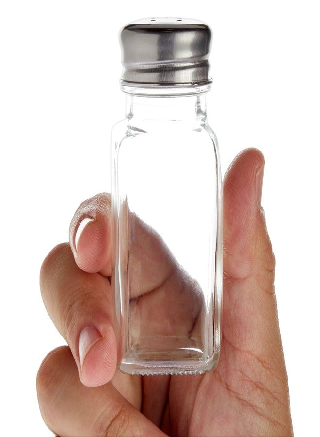 Juvale 24 Pack Glass Salt and Pepper Shakers Bulk Set - Restaurant Salt and Pepper Shakers - Spice Containers for Restaurant (2 Oz, Clear) - Image 5