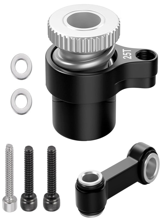 Fraternize 25T Aluminum Servo Saver Set for Arrma 1/16 Mojave GROM RC Cars, Heavy-Duty Upgrade Replacement Parts for ARRMA 1/14 Typhon 1/18 Granite GROM(25T) - Image 1