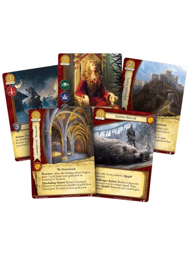 Fantasy Flight Games A Game of Thrones LCG Second Edition: Lions of Casterly Rock - Image 3