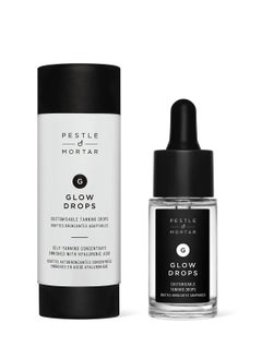 Pestle & Mortar Pestle & Mortar Glow Drops - Sunless Self-Tan with Hyaluronic Acid. Customisable Self Tanner- For Men & Women,15ml  - Image 3