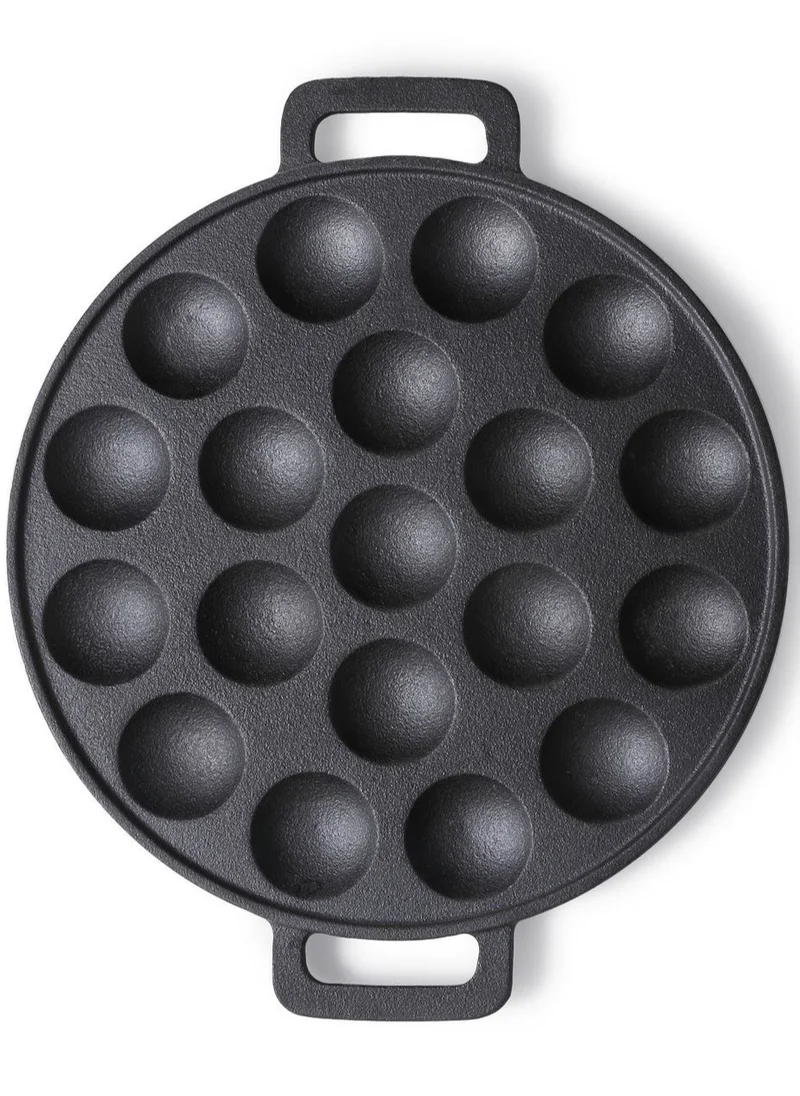 سكوتسبيرغ Skottsberg - Cast Iron Small pancakes pan 24cm round, with 19 "holes"