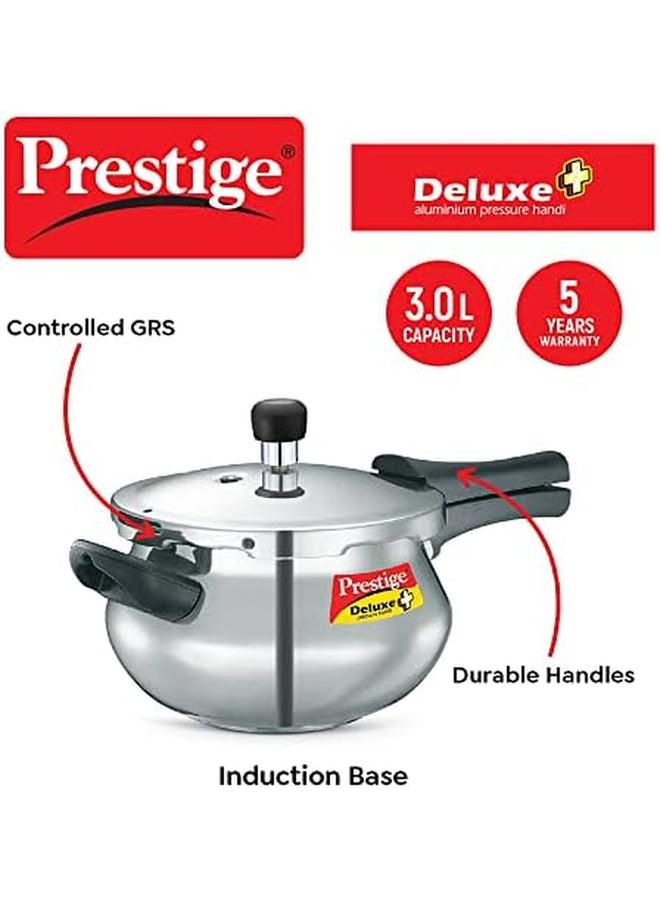 برستيج طنجرة ضغط ألمنيوم صغيرة مصقولة ديلوكس بلس سعة 3 لتر - Image 2