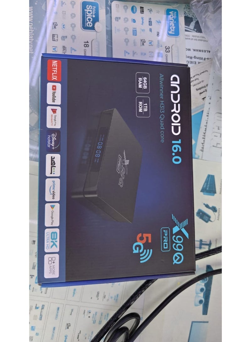 إيروريكس صندوق تلفاز أندرويد X99Q برو – 64 جيجابايت رام، 1 تيرابايت روم، 8K ألترا إتش دي، دعم 5G - Image 4