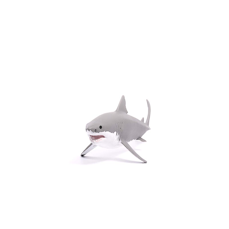 Schleich Wild Life Realistic Great White Shark Figurine - Durable and Educational Ocean Shark Animal Figurine Toy for Play and Imagination for Boys and Girls, Gift for Kids Ages 3+ - Image 3