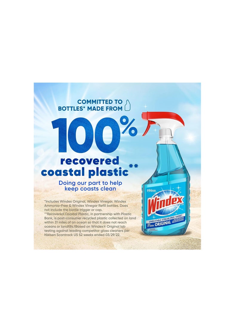 Windex Glass Cleaner Original Blue Spray Bottle (Pack of 2)  - Image 2