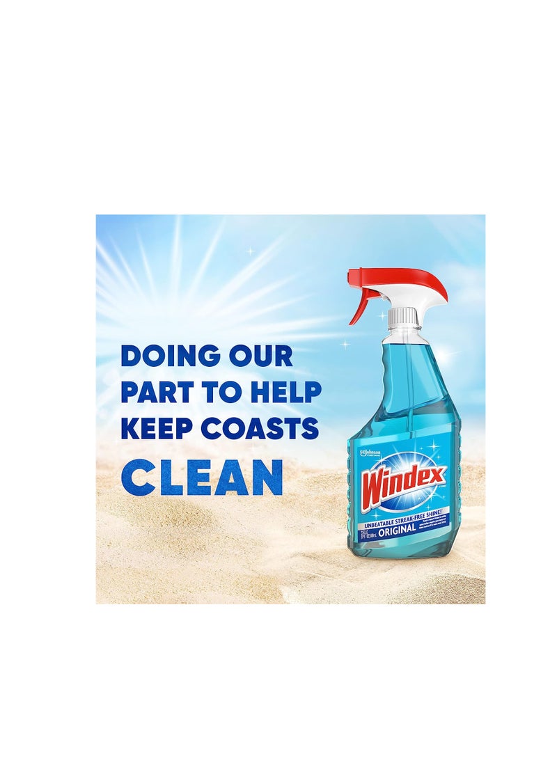 Windex Glass Cleaner Original Blue Spray Bottle (Pack of 2)  - Image 3