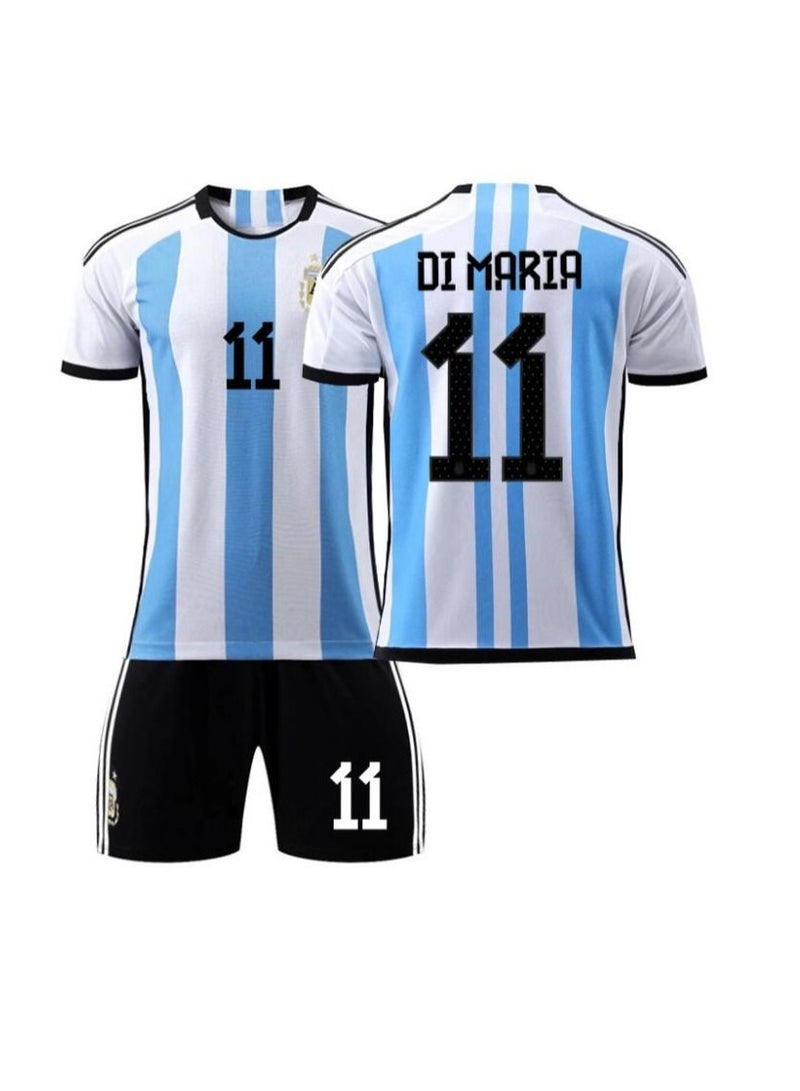 KUYING World Cup Argentina 11 Messi Home And Away Jersey National Team Football Jersey  - Image 1