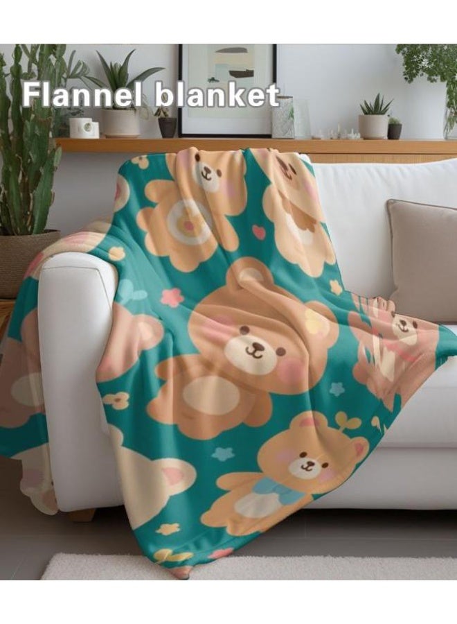 general Baby and children's cartoon flannel thin blanket (warm and comfortable, suitable for sleep, game use) 70cm*100cm - Image 5