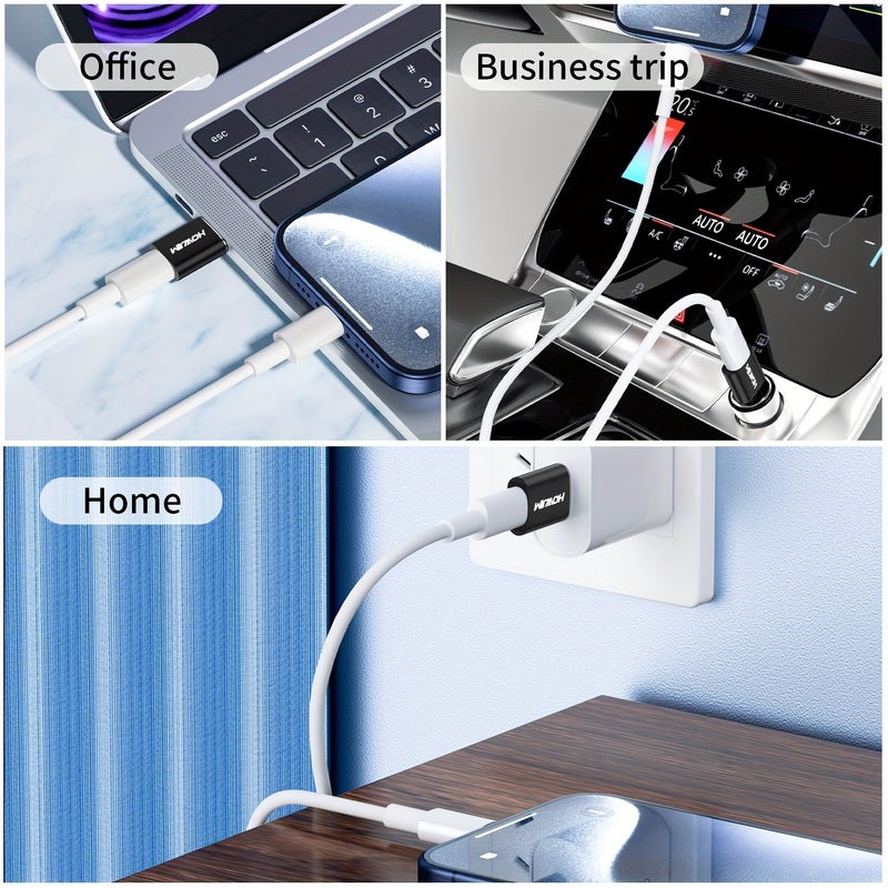 A Type C Female To A Male USB C To USB 3.0 Adapter For Quick Charging And Data Transmission Silvery 2 Pack - Image 5