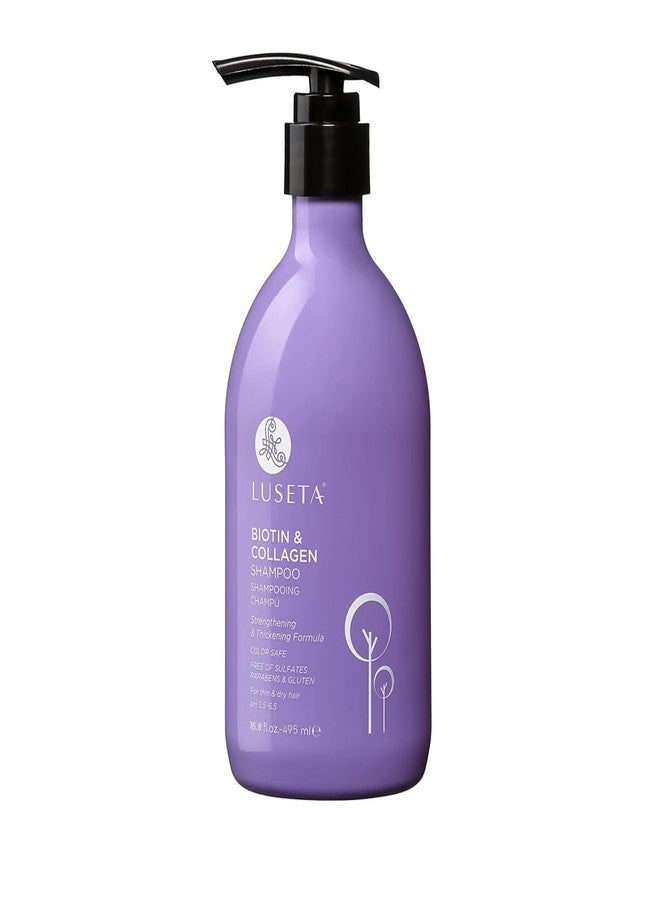 Luseta Biotin Collagen Volumizing Shampoo, Fine Thin Hair, 16.8oz - Image 1
