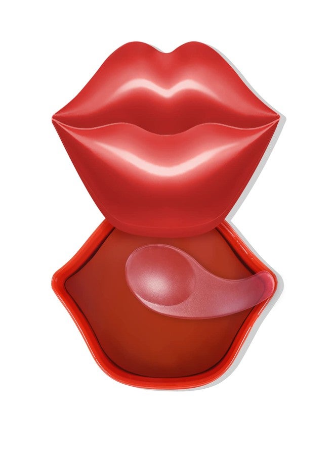 FREEORR 20Pcs Lip Mask Sheet,Red Cherry Moisturizing Plumping Lip Patches, Gel Treatment Lip Masks for Dry Lips Plump Lip Collagen Overnight Sleeping Lip Pads Patches（Red） - Image 1