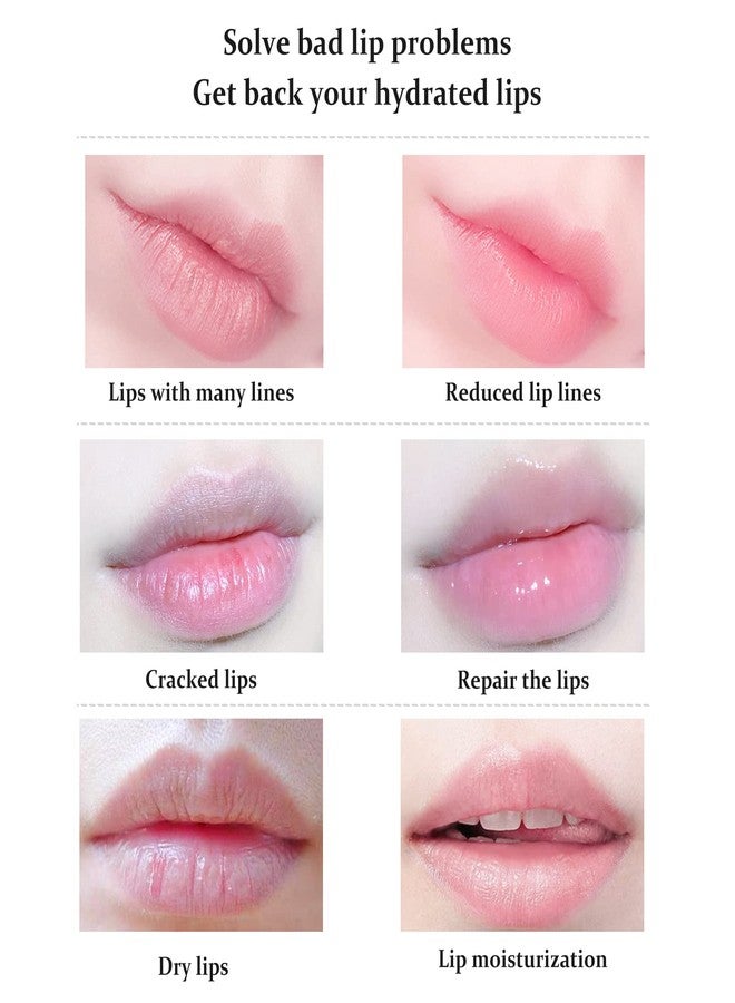 FREEORR 20Pcs Lip Mask Sheet,Red Cherry Moisturizing Plumping Lip Patches, Gel Treatment Lip Masks for Dry Lips Plump Lip Collagen Overnight Sleeping Lip Pads Patches（Red） - Image 4