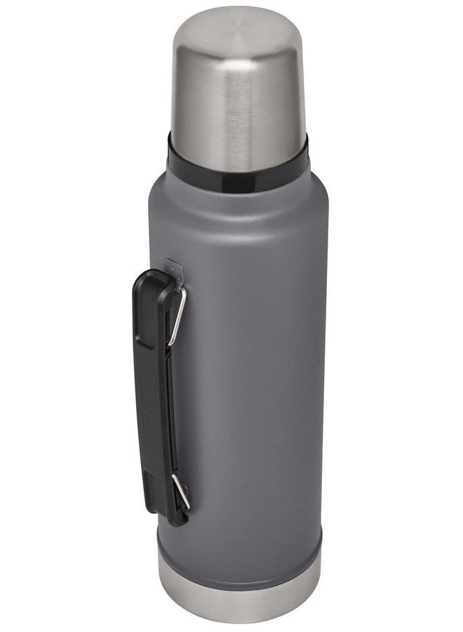 Stanley Stanley Classic Legendary Vacuum Bottle 1.5 qt | Wide Mouth with Leakproof Cup Lid | Keep Drinks Hot or Cold | Packable for Travel | Insulated Stainless Steel Thermos | BPA-Free | Charcoal  - Image 4