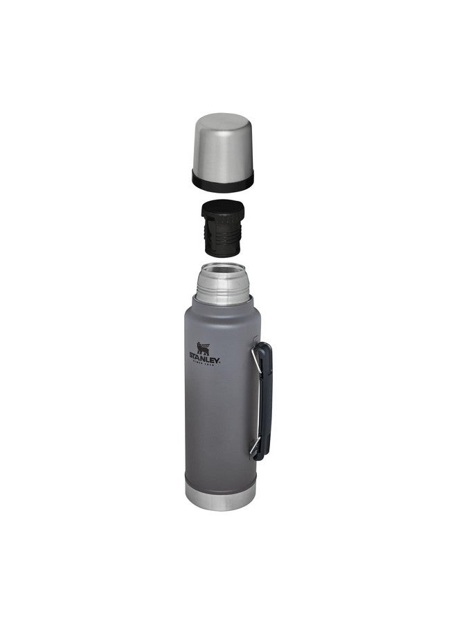 Stanley Stanley Classic Legendary Vacuum Bottle 1.5 qt | Wide Mouth with Leakproof Cup Lid | Keep Drinks Hot or Cold | Packable for Travel | Insulated Stainless Steel Thermos | BPA-Free | Charcoal  - Image 3