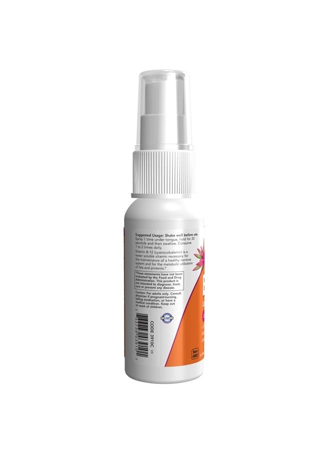 now Supplements, Vitamin B-12 Liposomal Spray with Folic Acid, TMG and B-6, 2-Ounce - Image 2