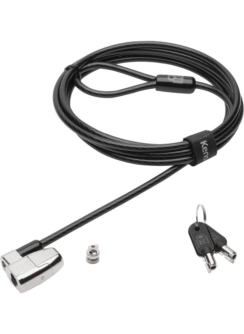 Kensington Kensington ClickSafe 20 Keyed Cable Lock for Laptops  Other Devices K64435WW Black  - Image 1