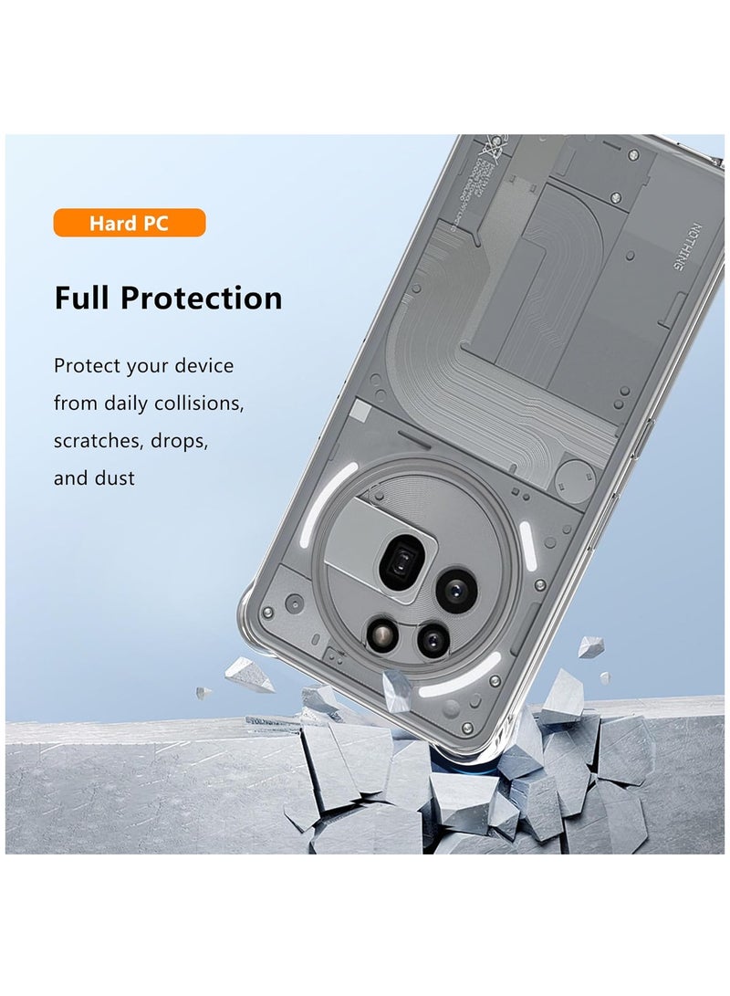 Fankalo Phone Case For Nothing Phone 3a Pro Crystal Clear Ultra Slim Anti Scratch Shockproof Protective TPU Back Cover - Image 2