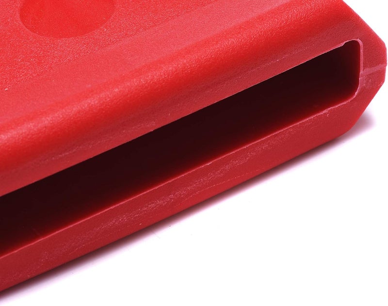 DOMG Jam Block, Plastic Musical Percussion Block, Latin Drum Instrument, Red - Image 4
