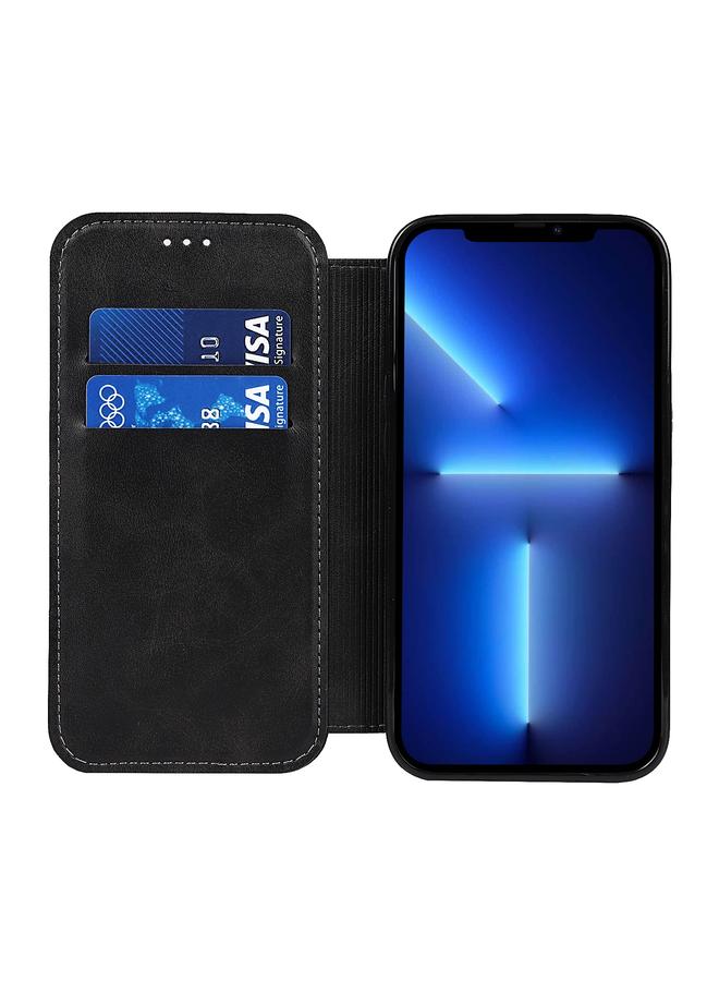 زبون جراب هاتف نايت المغناطيسي المصنوع من الجلد لهاتف iPhone 13 Pro - Image 4