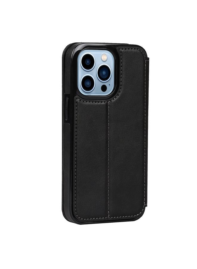 زبون جراب هاتف نايت المغناطيسي المصنوع من الجلد لهاتف iPhone 13 Pro - Image 3