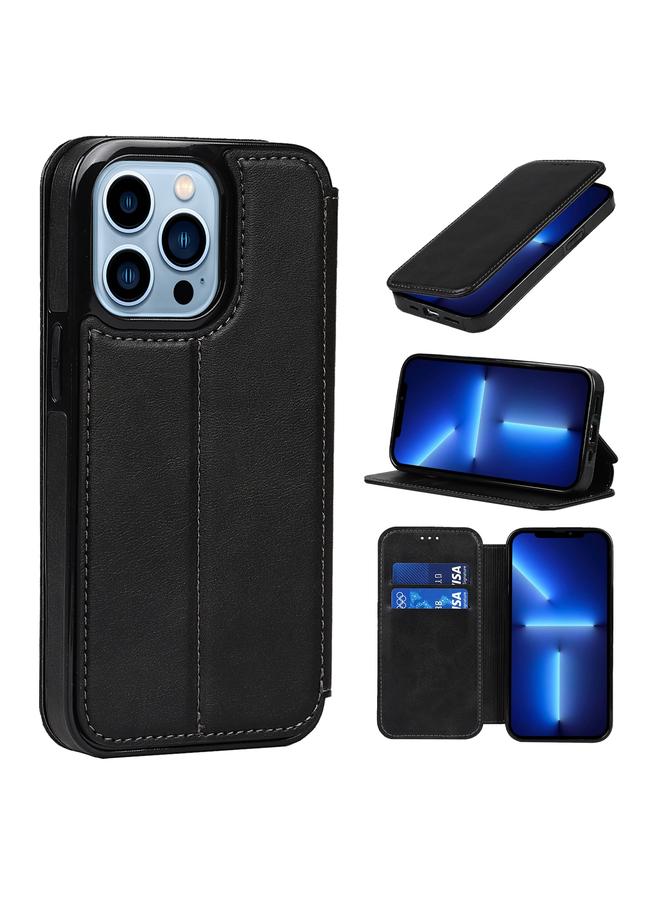 زبون جراب هاتف نايت المغناطيسي المصنوع من الجلد لهاتف iPhone 13 Pro - Image 1