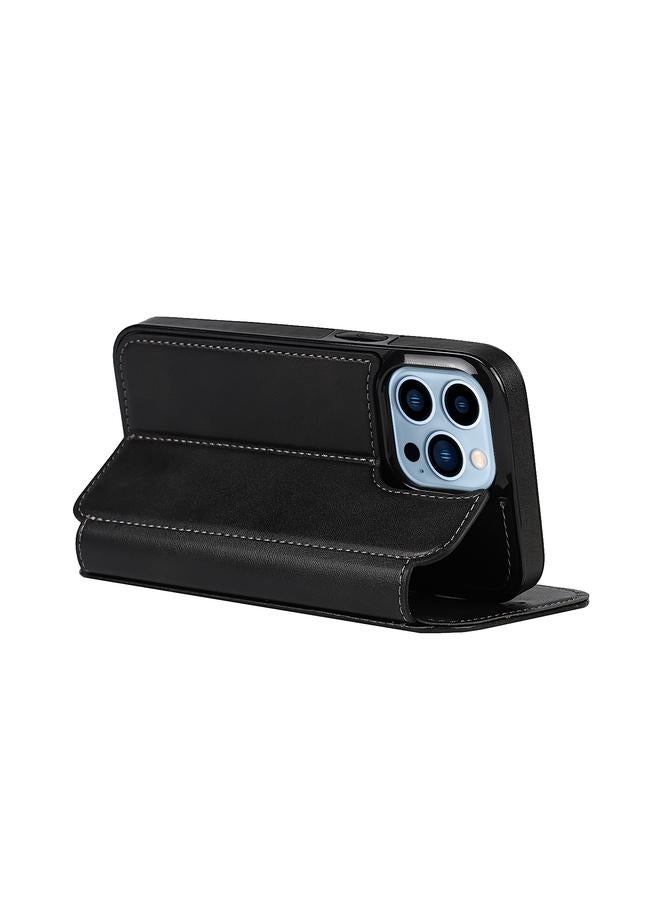 زبون جراب هاتف نايت المغناطيسي المصنوع من الجلد لهاتف iPhone 13 Pro - Image 5