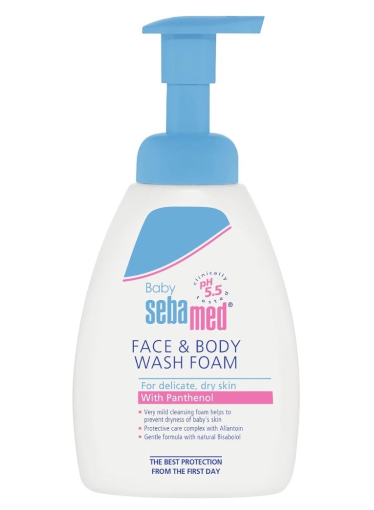 Sebamed Face & Body Wash Foam 400ml – pH 5.5 Soap-Free Foaming Cleanser for Sensitive Skin - Image 3