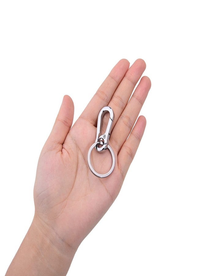 Hapeper Metal Keychains Keyring Key Chain Ring Holder Organizer for Home Car Keys, Key Finder, 2 Pieces - Image 2