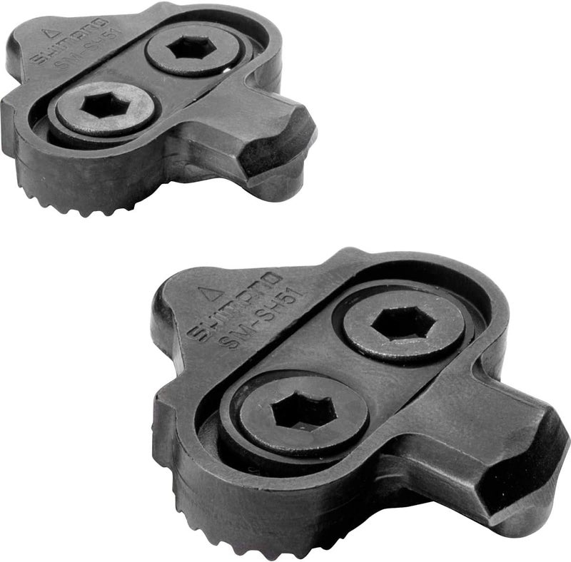 SHIMANO unisex adult Sh-51 Without Plate replacement cycling cleats, Black, One Size US - Image 4