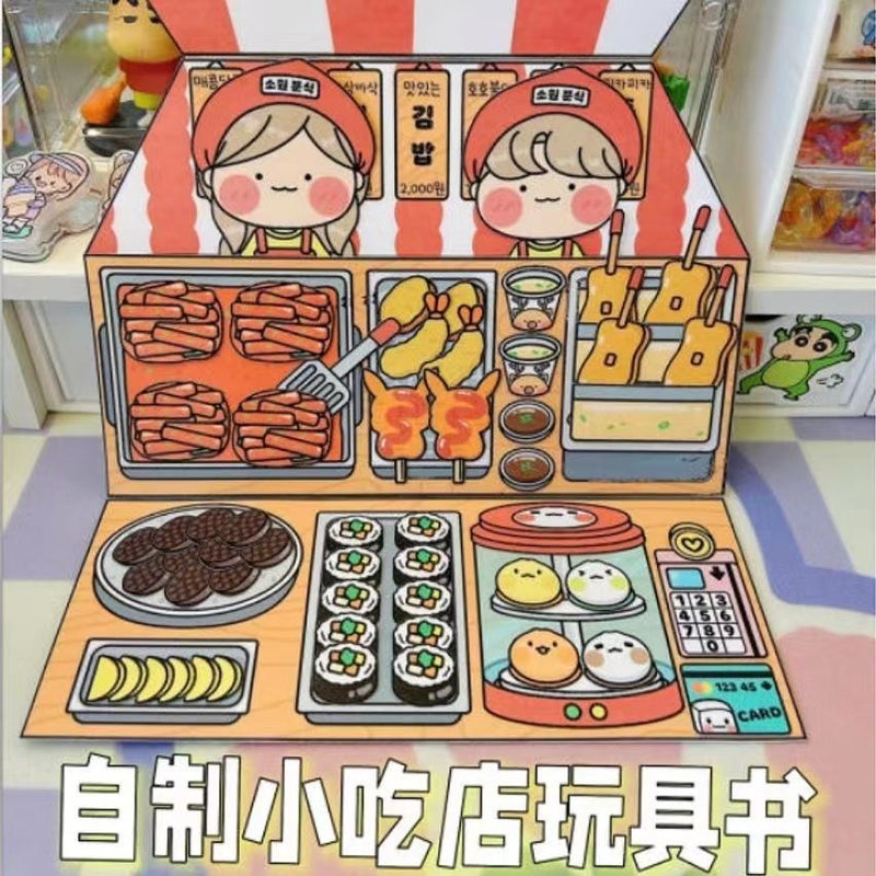 Super Many Style Quiet Book 42 Handmade Cutting-Free Quiet Book Full Set Diy Sanrio Style - Image 1