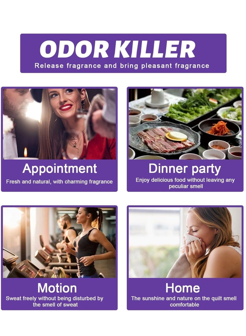 EELHOE Laundry Booster Beads Lavender Fragrance Lasting 6 Weeks Washer Beads, 30g - Image 2