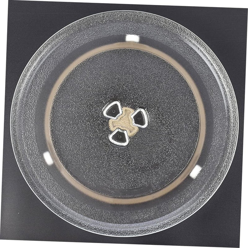 PRETYZOOM 2pcs Microwave Oven Glass Turntable Plate Rack Support Wheel Ring Holder for Easy Rotation - Image 5