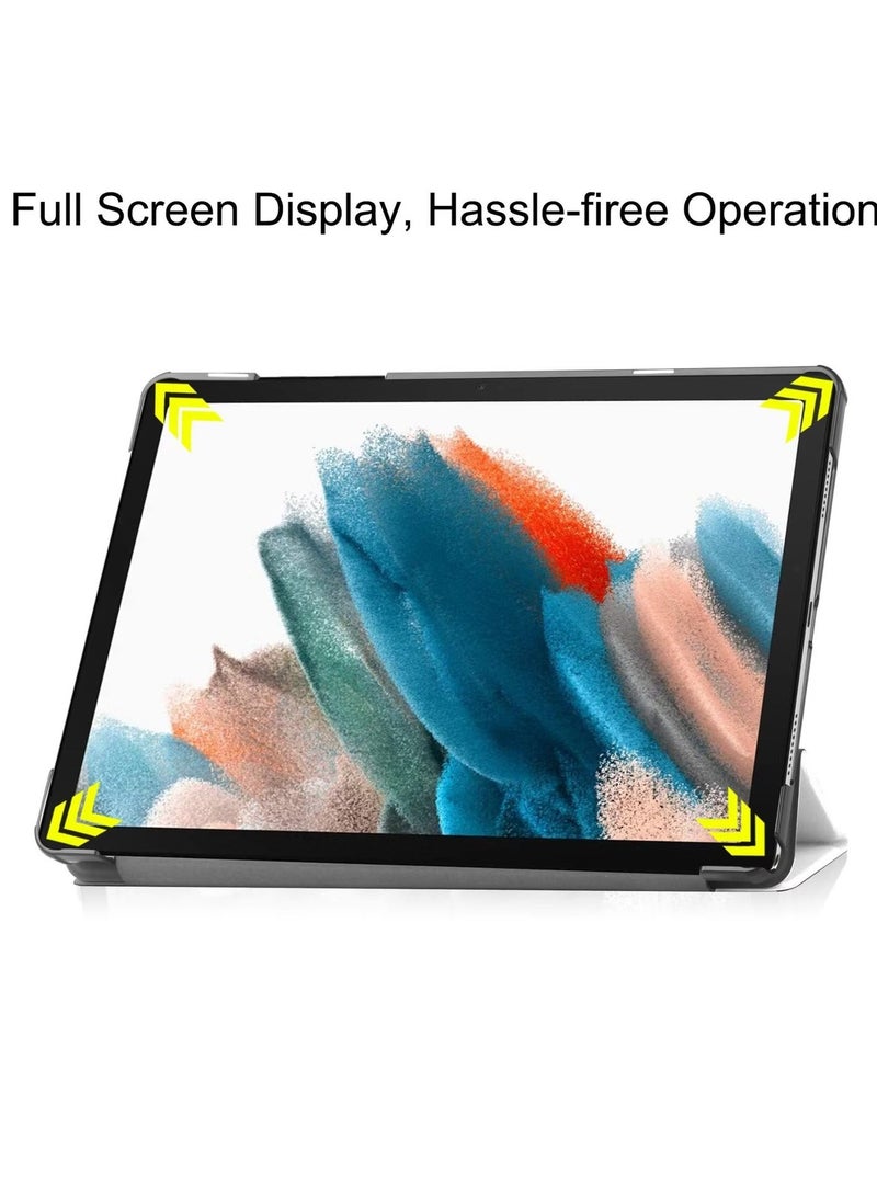 يوارب كينج جراب ذكي رفيع بظهر صلب مع حامل لهاتف Samsung Galaxy Tab A9 Plus قطة كسولة - Image 5