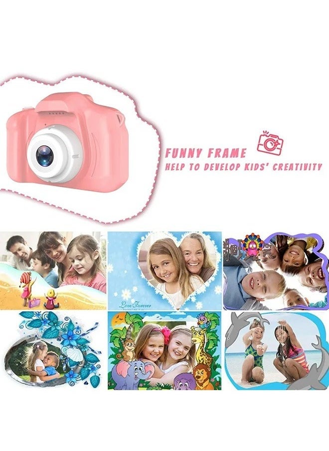 Generic Mini Room Toys Camera Digital Camera for Kids Screen Camera Toy Kids Photography Camera Digital Camera Kids Playset Kids Camera Mini Camera Kids Toy Camera Small Cartoon Child(Pink)  - Image 5