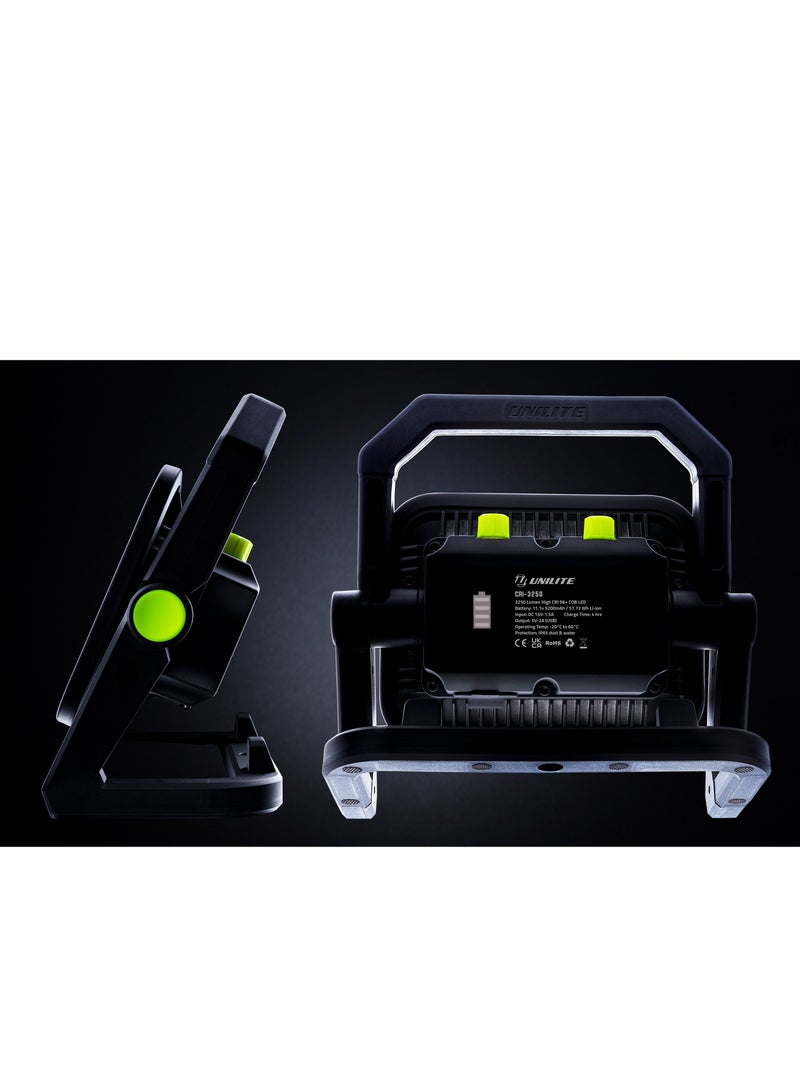 Unilite Cri 3250 Lumen Rechargeable Cri 96+ Site Light - Image 5
